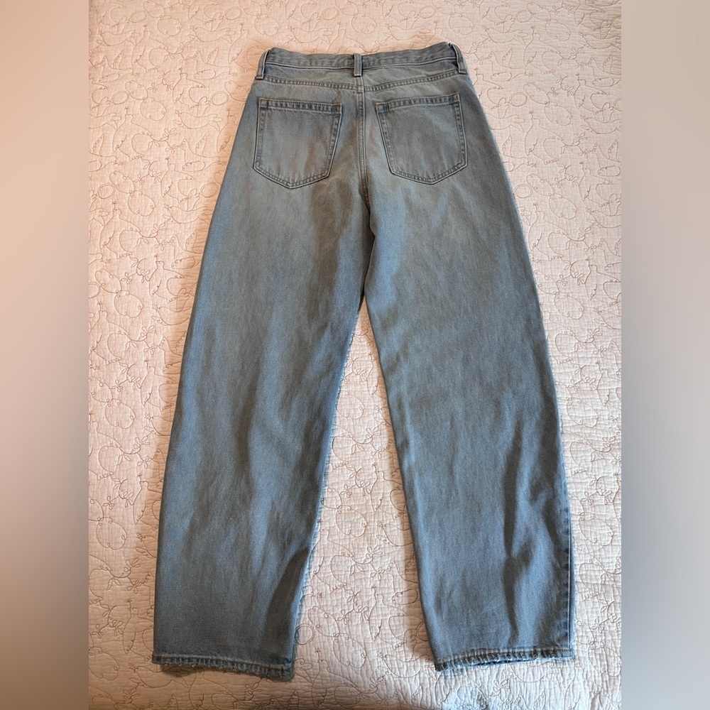 GAP High Rise Barrel jeans SZ 27 - Picture 7 of 7